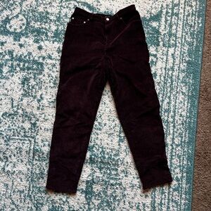 Ralph Lauren Rich Burgundy Corduroy Trousers